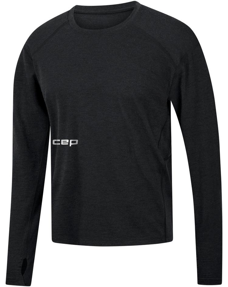 CEP CEP Merino Shirt Core Run Skishirt Herren - black - 0 | SportScheck