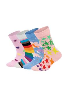 Happy Socks Pink Sky Freizeitsocken Kinder pink