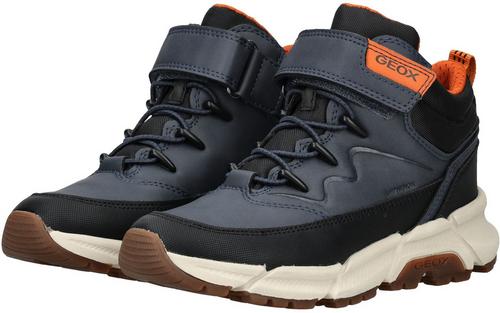 Rückansicht von Geox Stiefelette Stiefel Kinder Navy