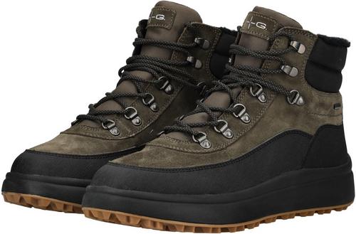 Rückansicht von Geox Stiefelette Stiefel Herren Schwarz/Grün