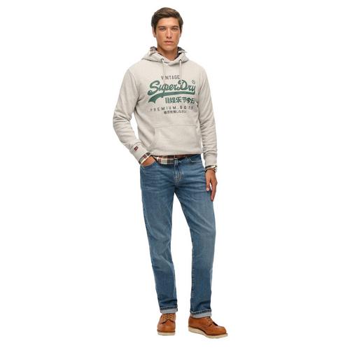 Rückansicht von Superdry Sweatshirt Sweatshirt Herren Hellgrau