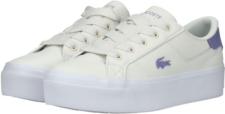 Lacoste Lacoste Sneaker Sneaker Damen - Wei&szlig;/Lila - 0 | SportScheck