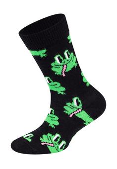 Rückansicht von Happy Socks Farm Animals Freizeitsocken Kinder grey