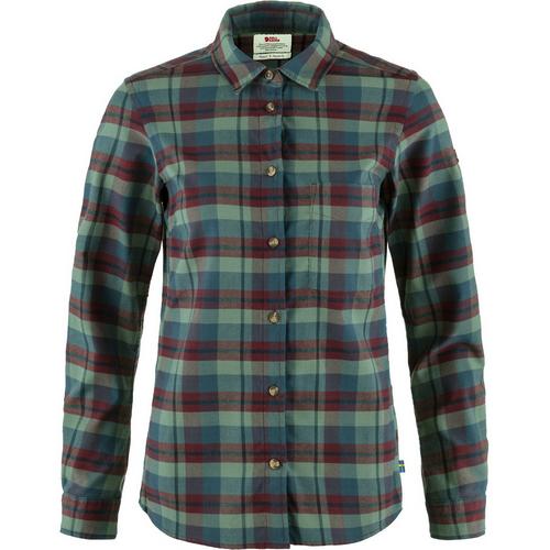 Rückansicht von FJÄLLRÄVEN Singi Fjäll Funktionsbluse Damen Marine