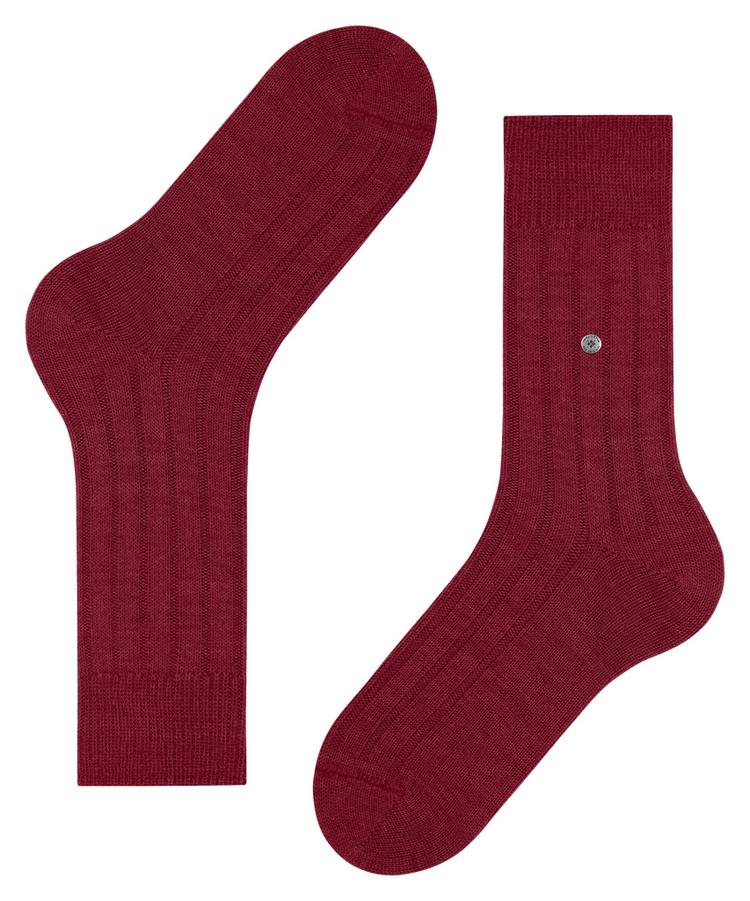 Burlington Burlington Dover Socken Herren - redwine (8032) - 2 | SportScheck