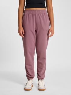 Rückansicht von hummel hmlPULSE W SWEAT PANTS Trainingshose Damen WISTFUL MAUVE