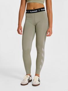 Rückansicht von hummel Tights Damen SEAGRASS