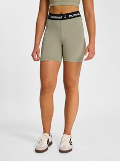 Rückansicht von hummel Funktionsshorts Damen SEAGRASS