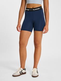 Rückansicht von hummel Funktionsshorts Damen DRESS BLUES
