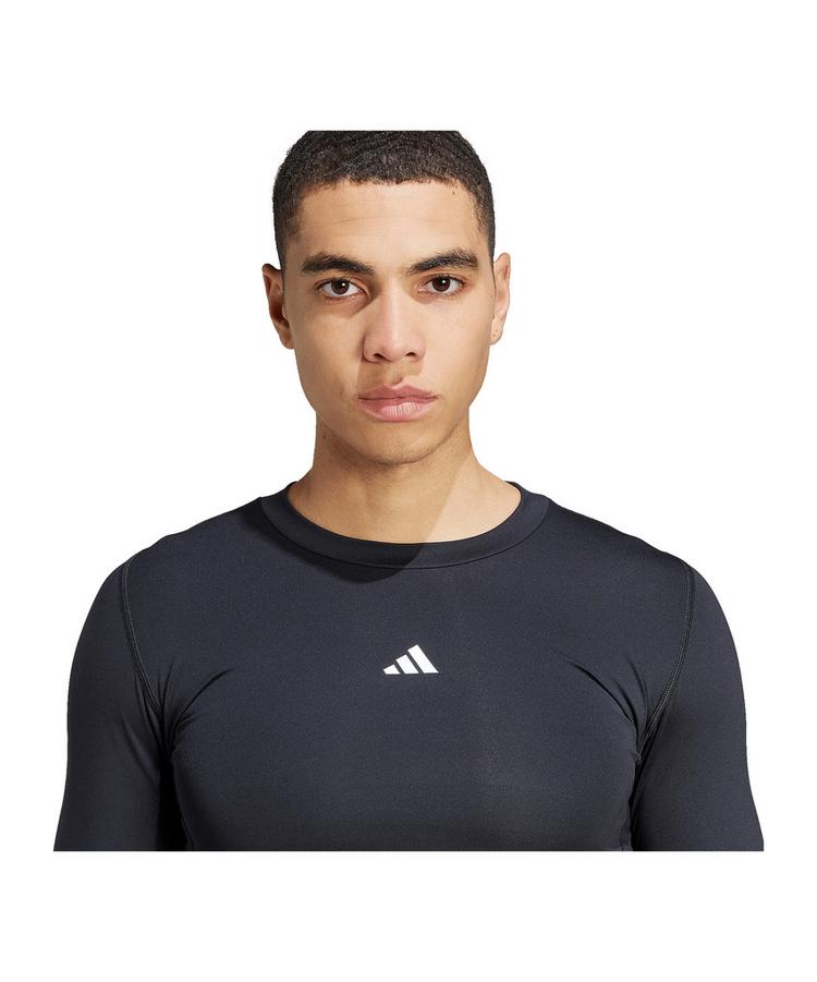 adidas adidas Techfit Longsleeve Underwear Longseeve Funktionsshirt Herren - schwarz - 0 | SportScheck