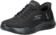 Skechers Go Walk Flex Sneaker Damen black textile-trim