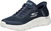 Skechers Go Walk Flex Sneaker Damen - navy textile-white trim