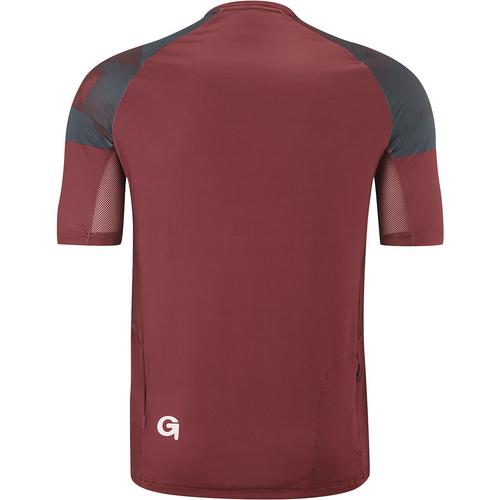 Rückansicht von Gonso Vedello Fahrradtrikot Herren burnt russet