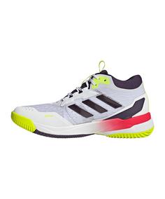 Rückansicht von adidas Crazyflight 6 Mid M Weiß Hallenschuhe Herren weiss
