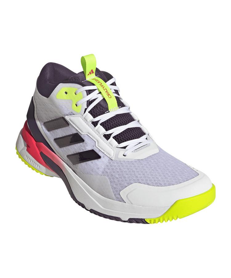 adidas adidas Crazyflight 6 Mid M Wei&szlig; Hallenschuhe Herren - weiss - 3 | SportScheck