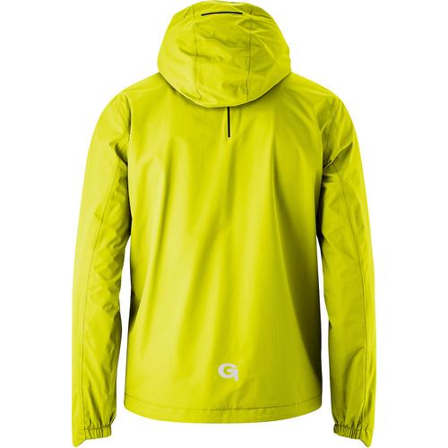 Rückansicht von Gonso Save Fahrradjacke Herren safety yellow