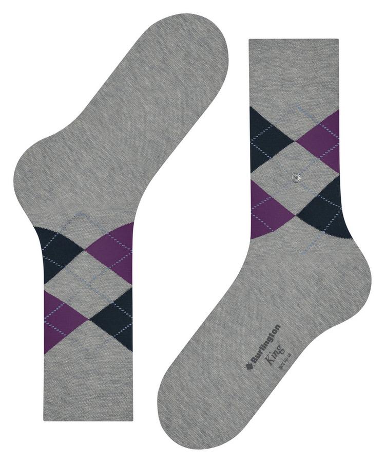 Burlington Burlington King Socken Herren - cloud mel. (3228) - 2 | SportScheck