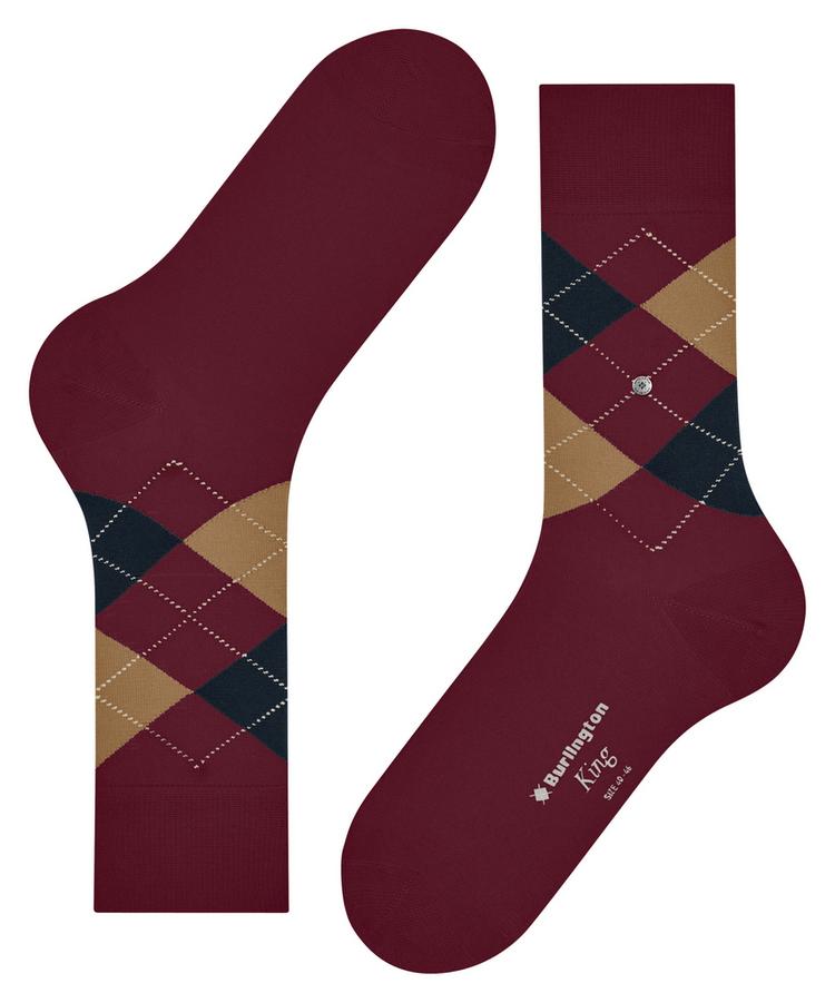 Burlington Burlington King Socken Herren - burgund (8011) - 2 | SportScheck
