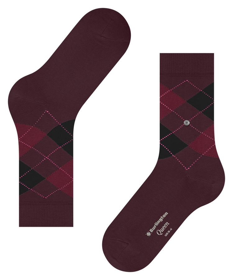 Burlington Burlington Queen Socken Damen - claret (8375) - 2 | SportScheck