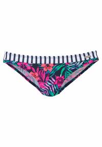 VENICE BEACH Summer Bikini Hose Damen - blumendruck marine