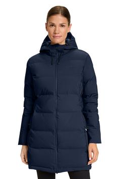 Rückansicht von Nordisk Aukea Daunenmantel Damen Dress Blue