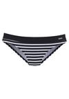 VENICE BEACH Summer Bikini Hose Damen - schwarz-wei&szlig; gestreift
