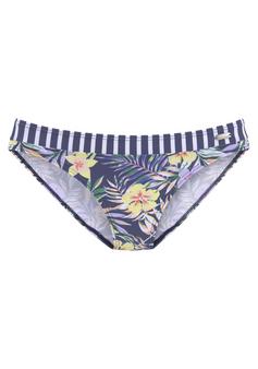 VENICE BEACH Summer Bikini Hose Damen navy-lemone