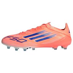 adidas F50 Elite Boots für Kunstrasen. Fußballschuhe Beam Orange / Lucid Blue / Cloud White