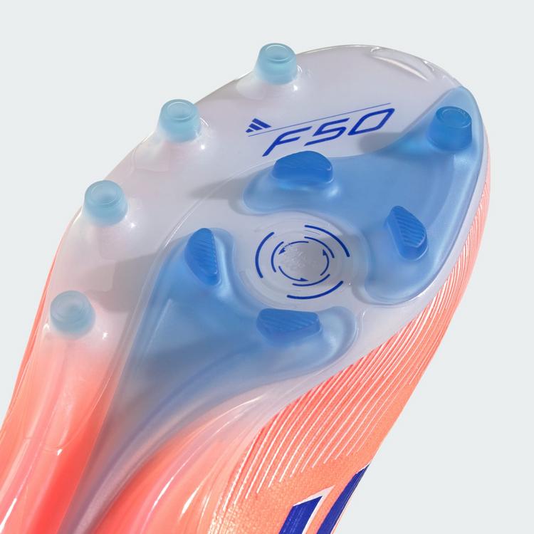 adidas adidas F50 Elite Fu&szlig;ballschuh, Kunstrasen Fu&szlig;ballschuhe - Beam Orange / Lucid Blue / Cloud White - 5 | SportScheck