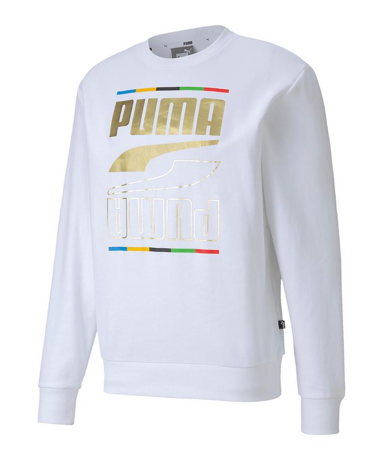 PUMA PUMA Rebel 5 Continents Tr Sweatshirt Wei&szlig; Sweatshirt - weiss - 0 | SportScheck