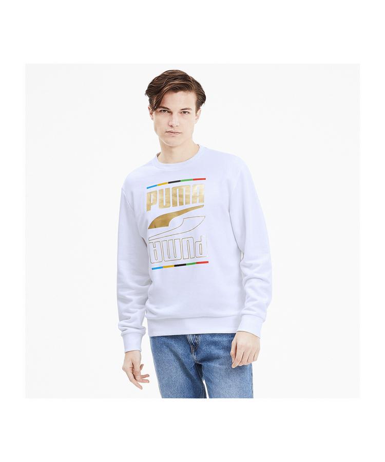 PUMA PUMA Rebel 5 Continents Tr Sweatshirt Wei&szlig; Sweatshirt - weiss - 0 | SportScheck
