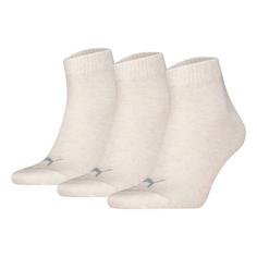 PUMA Socken Freizeitsocken Weiß (Oatmeal)
