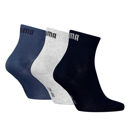 Rückansicht von PUMA Socken Freizeitsocken Blau/Grau