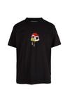 Cleptomanicx Classic Tee Cuckoo Printshirt Herren - Black