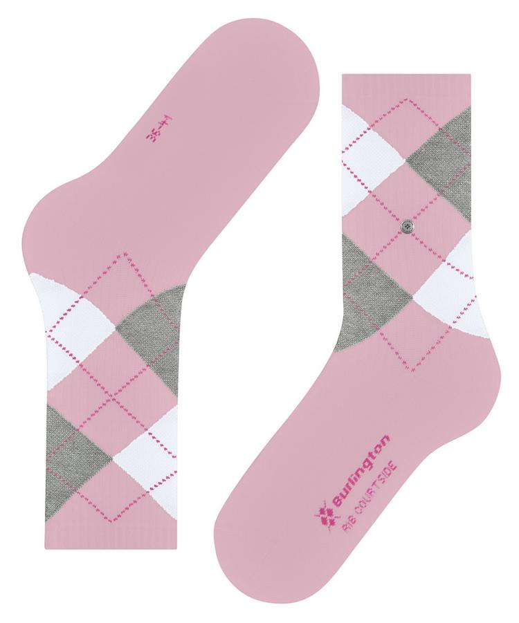 Burlington Burlington Rib Courtside Socken Damen - rose (8653) - 2 | SportScheck