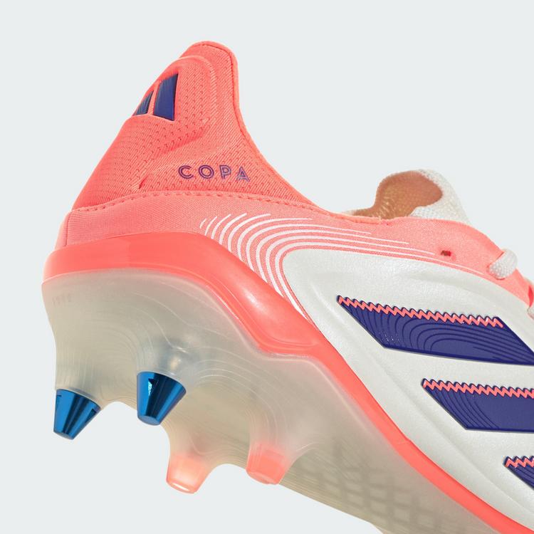 adidas adidas Copa Pure 3 Elite SG Fu&szlig;ballschuh Fu&szlig;ballschuhe - Off White / Lucid Blue / Signal Coral - 5 | SportScheck