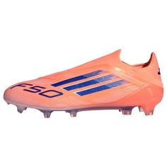 adidas F50 Elite Laceless FG Fußballschuh Fußballschuhe Beam Orange / Lucid Blue / Cloud White