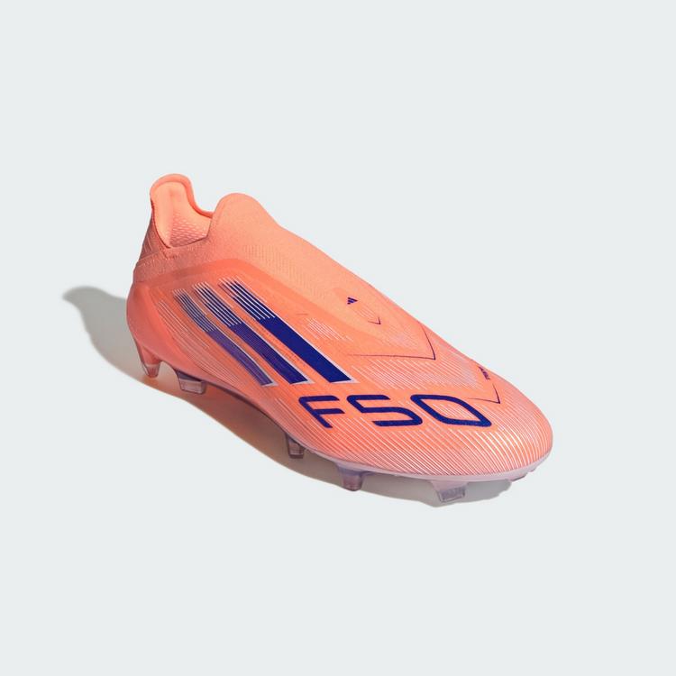 adidas adidas F50 Elite Laceless FG Fu&szlig;ballschuh Fu&szlig;ballschuhe - Beam Orange / Lucid Blue / Cloud White - 2 | SportScheck