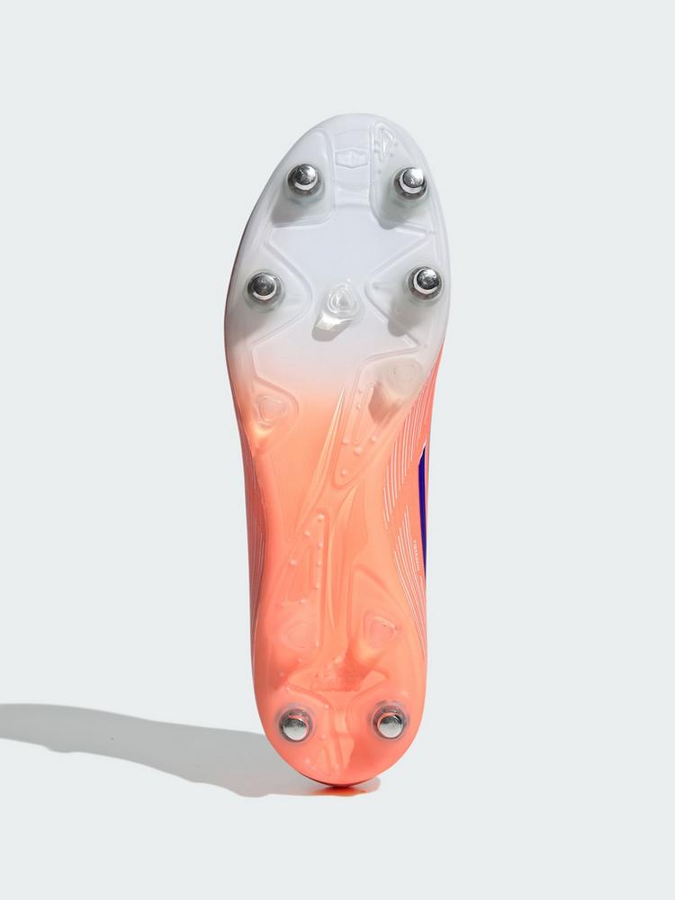 adidas adidas F50 League Fu&szlig;ballschuh, weiche B&ouml;den Fu&szlig;ballschuhe - Beam Orange / Lucid Blue / Cloud White - 1 | SportScheck