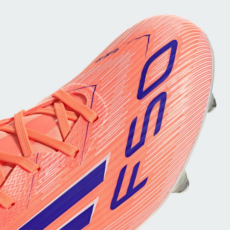 adidas adidas F50 League Fu&szlig;ballschuh, weiche B&ouml;den Fu&szlig;ballschuhe - Beam Orange / Lucid Blue / Cloud White - 5 | SportScheck
