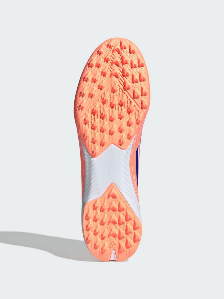 adidas adidas F50 League Fu&szlig;ballschuh, Rollrasen Fu&szlig;ballschuhe - Beam Orange / Lucid Blue / Cloud White - 1 | SportScheck