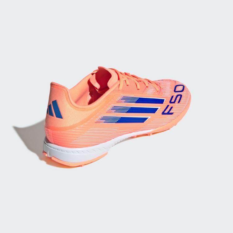 adidas adidas F50 League Fu&szlig;ballschuh, Rollrasen Fu&szlig;ballschuhe - Beam Orange / Lucid Blue / Cloud White - 3 | SportScheck