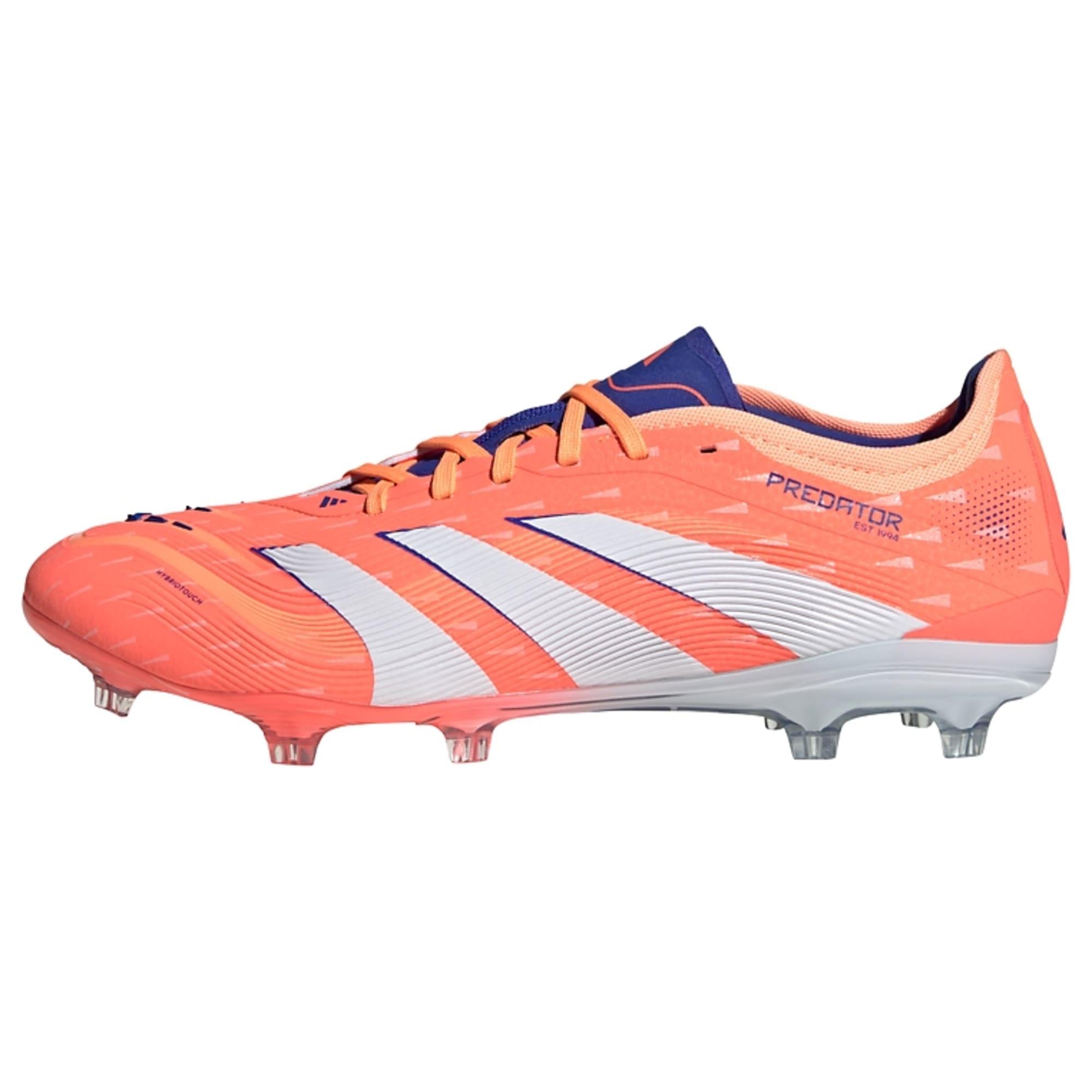 adidas Predator Pro feste B&ouml;den Fu&szlig;ballschuhe Fu&szlig;ballschuhe - Signal Coral / Cloud White / Beam Orange