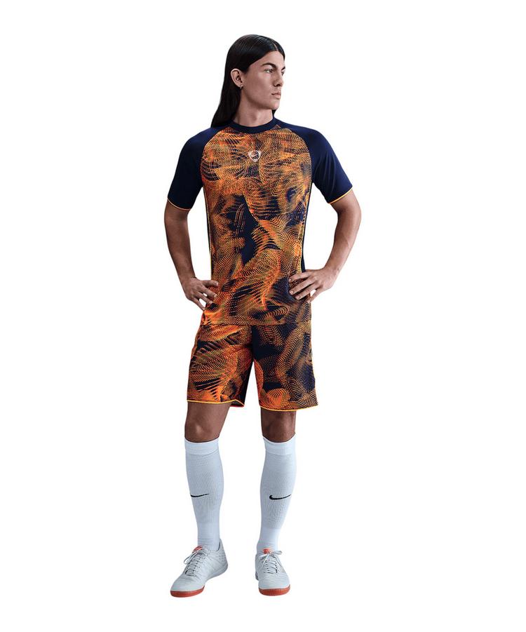 Nike Nike Academy+ Short Fu&szlig;ballshorts Herren - blauorange - 0 | SportScheck