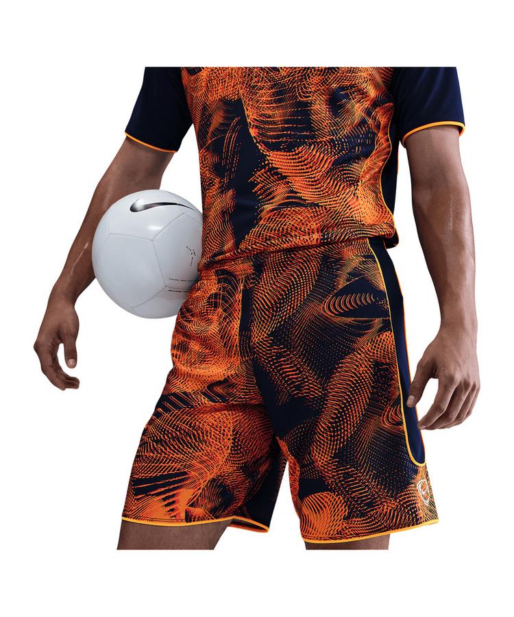 Nike Nike Academy+ Short Fu&szlig;ballshorts Herren - blauorange - 0 | SportScheck