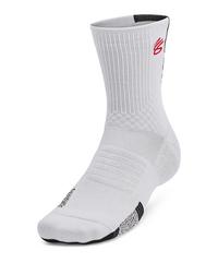 Under Armour Curry AD Mid Socken Wei&szlig; Socken - grau