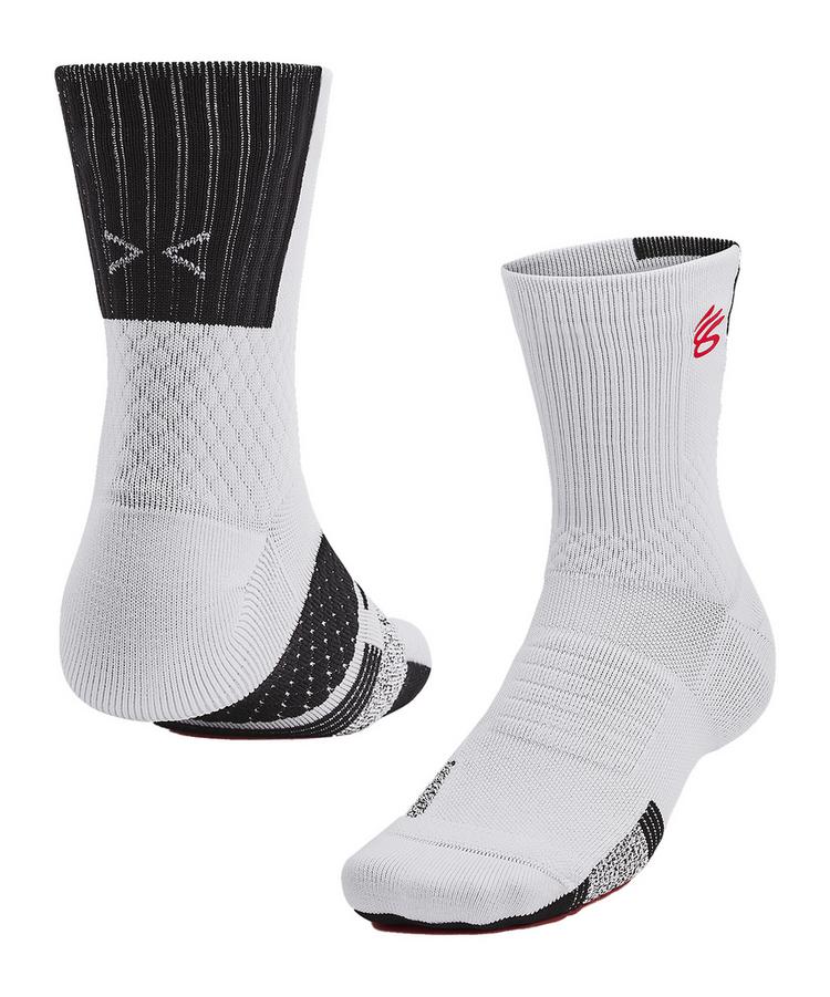 Under Armour Under Armour Curry AD Mid Socken Wei&szlig; Socken - grau - 0 | SportScheck