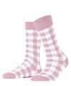 Burlington Vichy SO Socken Damen - rose (8653)