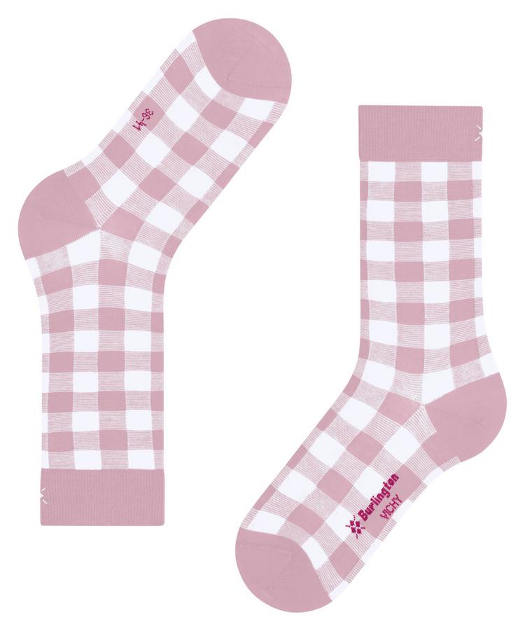 Burlington Burlington Vichy SO Socken Damen - rose (8653) - 2 | SportScheck