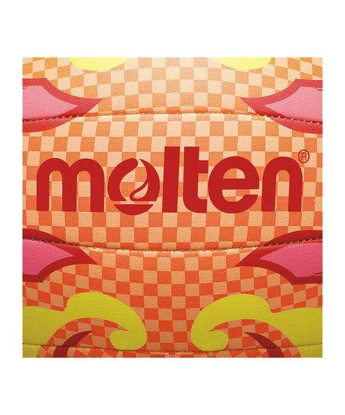 Rückansicht von MOLTEN Beachvolleyball V5B1502 Basketball orange